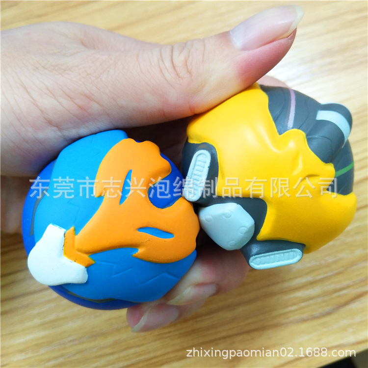 减压玩具卡通成人儿童玩具10秒慢回弹熊猫儿童玩具pu减压玩具