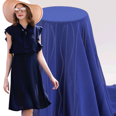 厂家供应 75D珍珠雪纺面料 春夏涤纶连衣裙布料吊带衫雪纺面料|ms