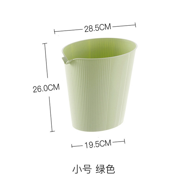 fashionable creative plastic garbage can for home use
