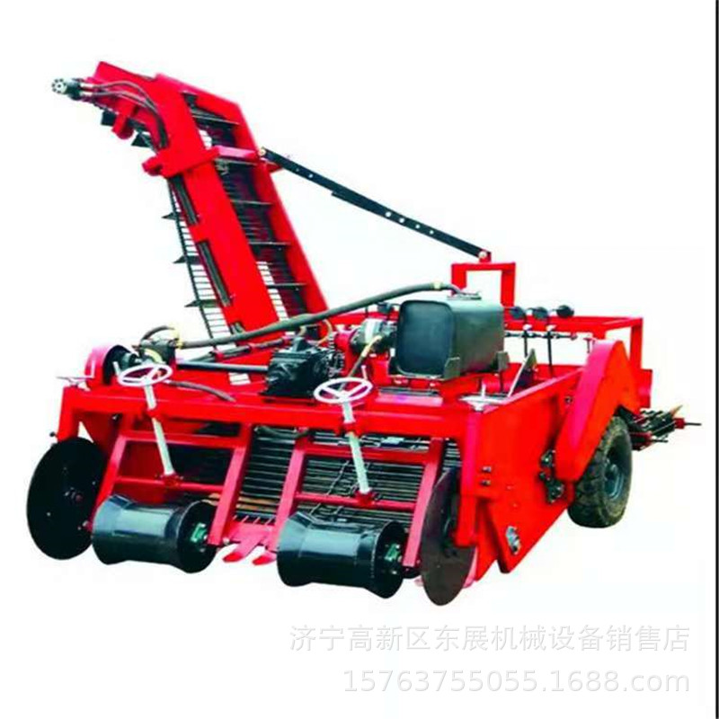 田地拖拉机牵引土豆红薯收获机  农用自动土豆收获机