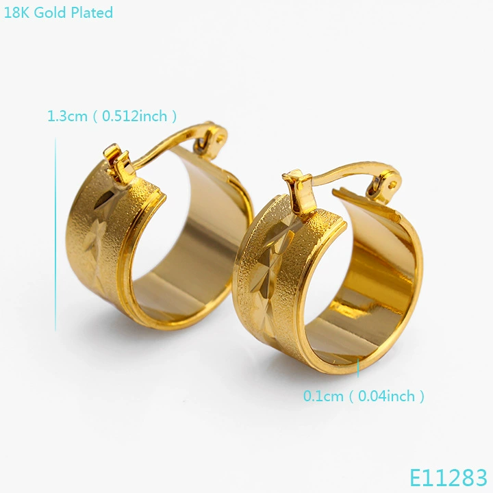 Summer copper matte earrings, (Cross-border trading), simple and elegant design