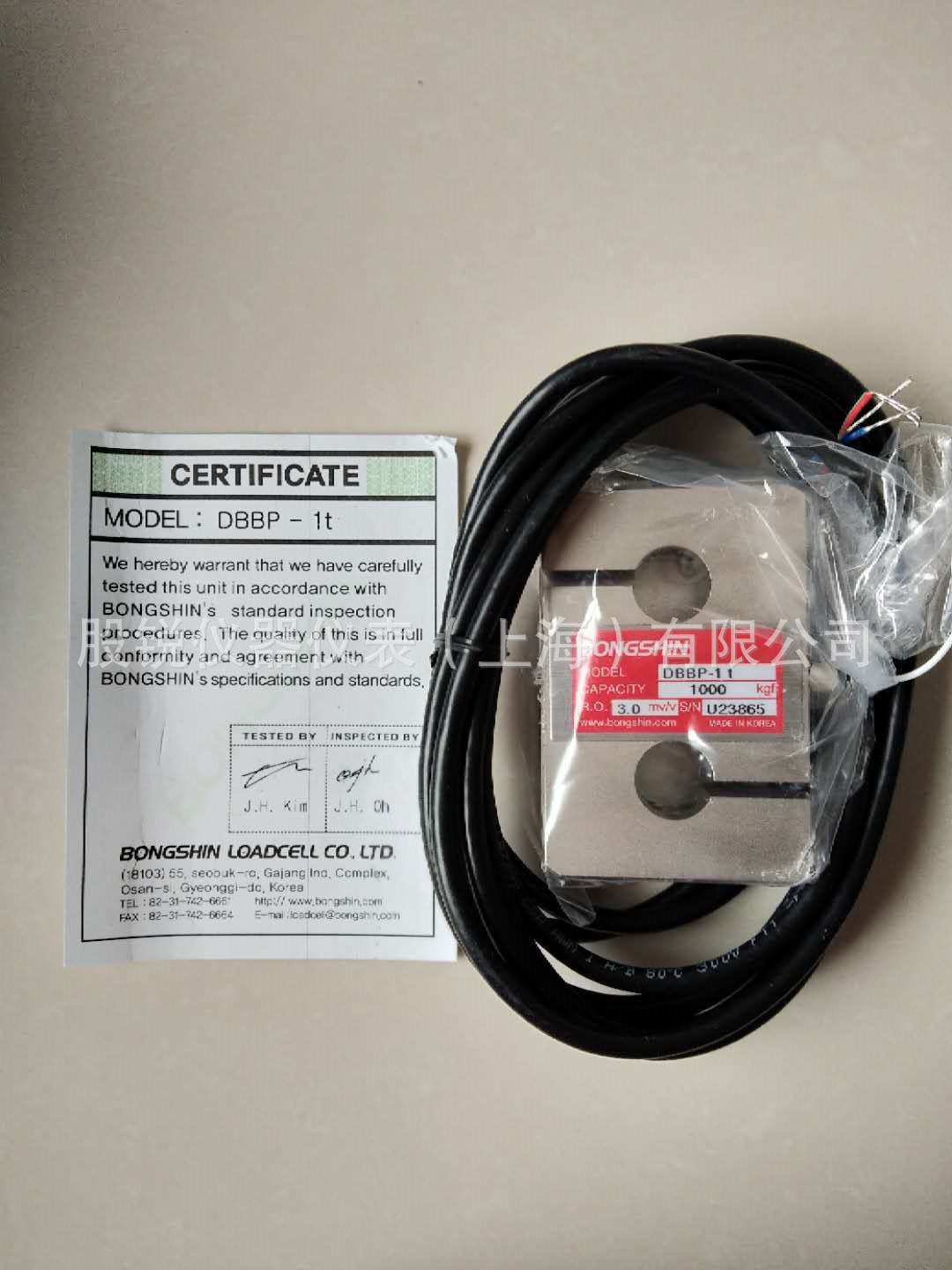 BONGSHIN DBBP-1T称重传感器，DBBP-50KG，DBBP-3T，DBBP-2T荷重