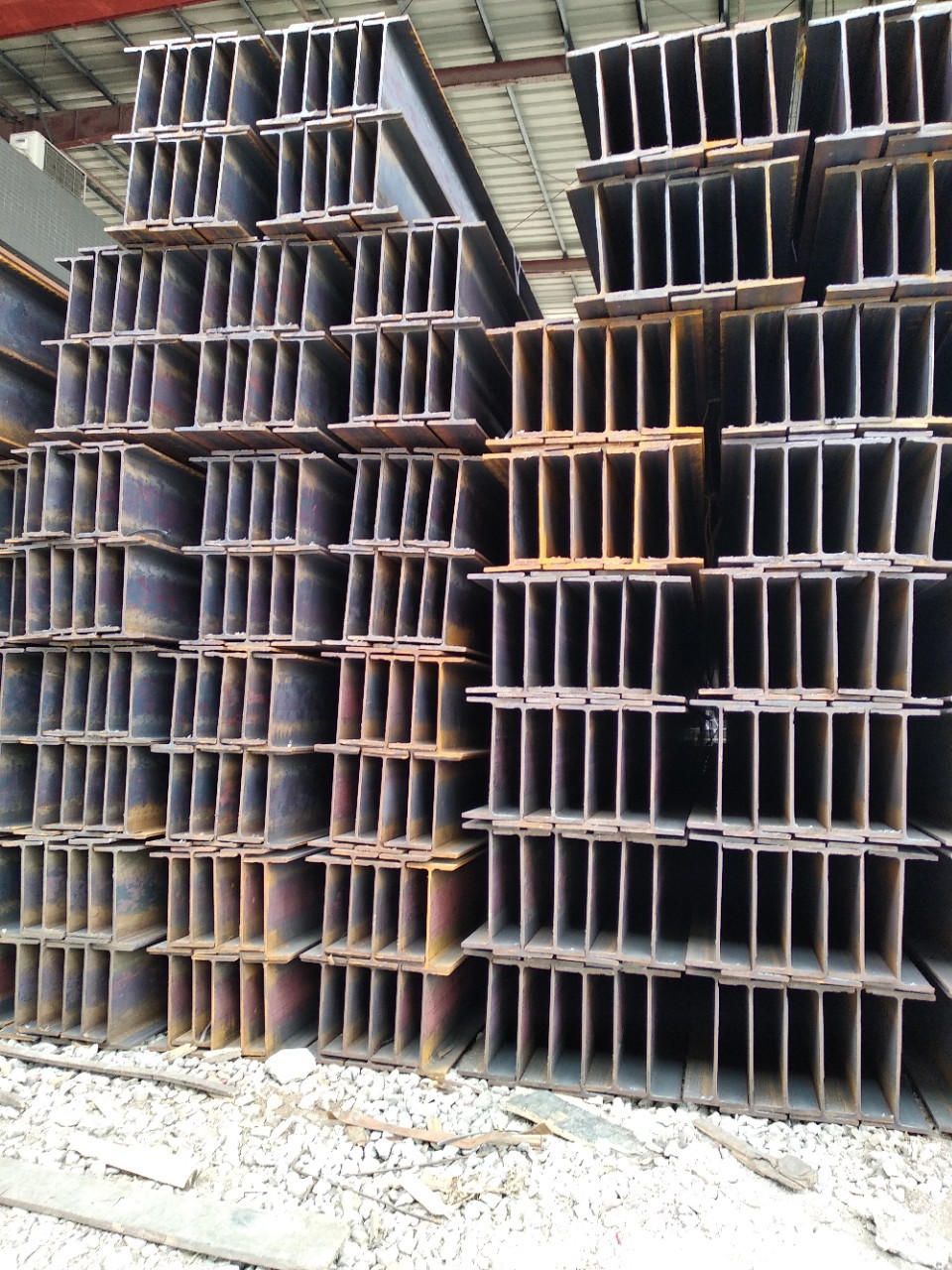 镀锌加工 H型钢厂家 佛山 深圳热轧h型钢 高频焊H型钢 中标 莱钢|ru