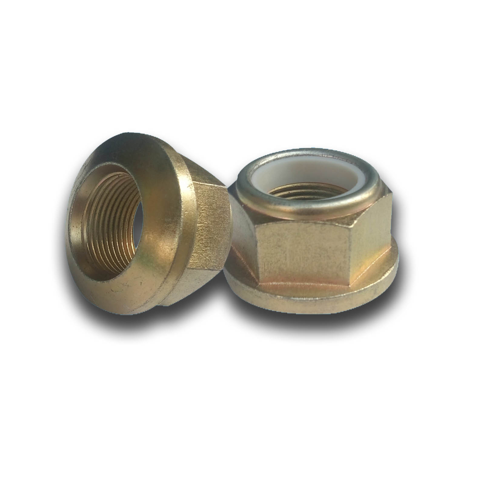 矿山机械锁紧螺母 异型法兰尼龙锁紧螺母  锁紧螺母 10级 M30