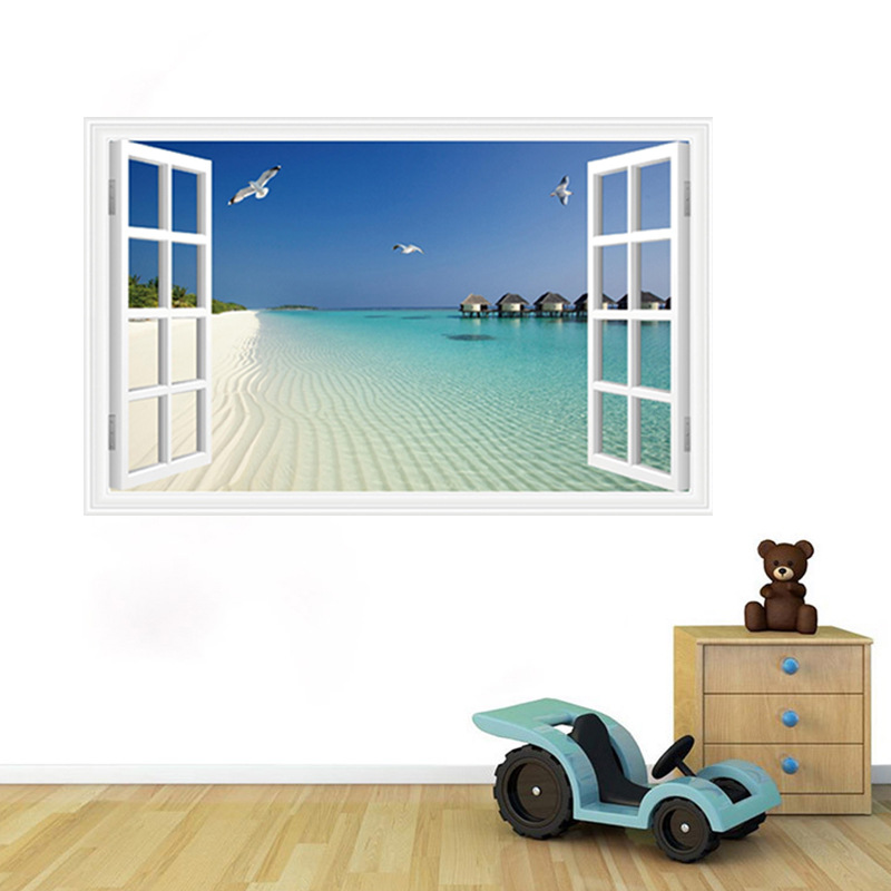 new fake window scenery wall stickerspicture3