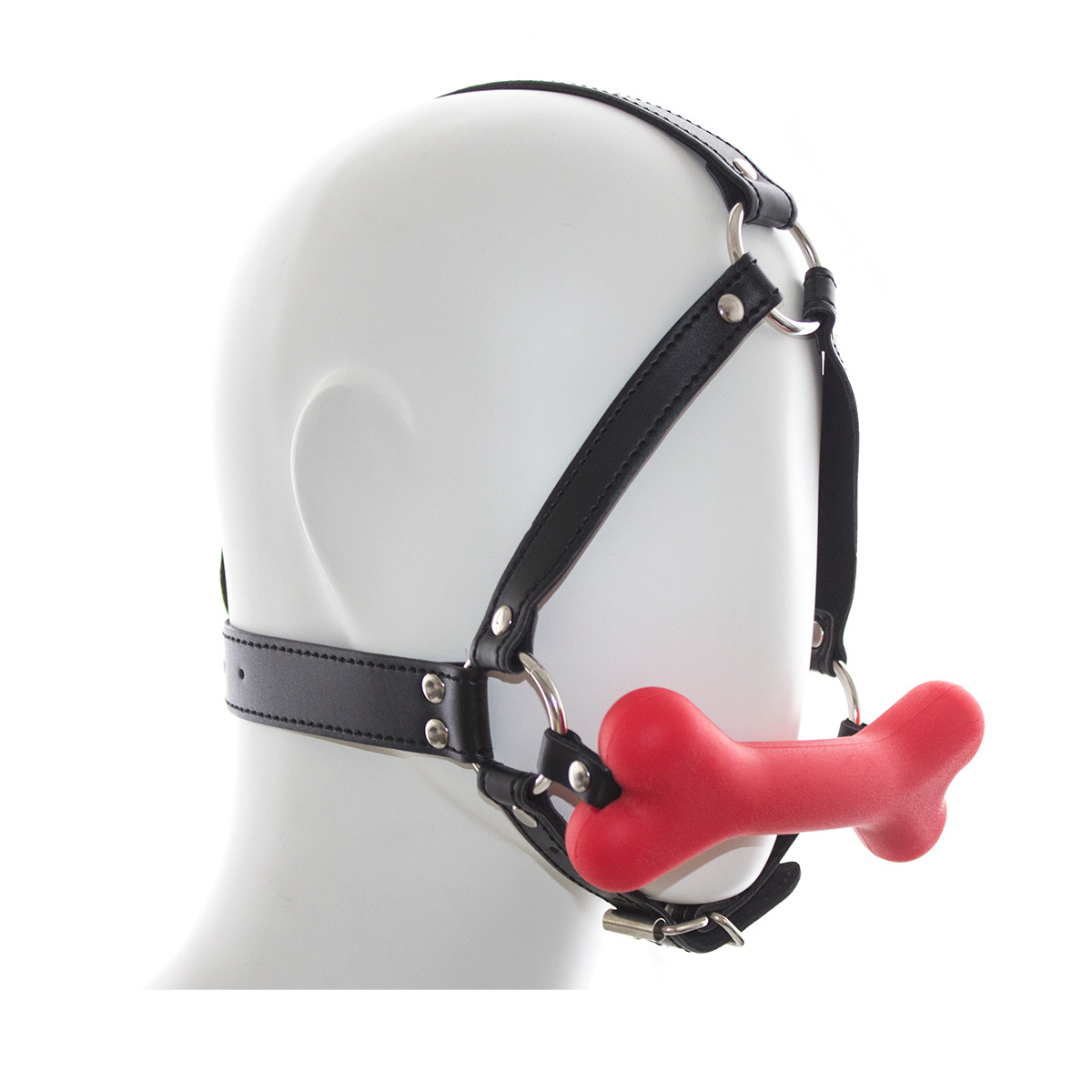 Fábrica de Comercio Exterior Juguetes sexuales en forma de caballo boca taza de silicona perro hueso boca tapón boca abridor de los hombres y juguetes de las mujeres