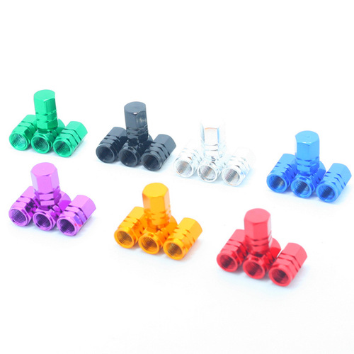 Aluminum alloy car valve cap, tire cap, valve core cover, universal anti-explosion valve cap, vent cap, anti-dust