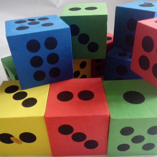 Cute creative children's toys gifts Korean dice fun dice EVA foam ABS intellectual Rubik's cube
