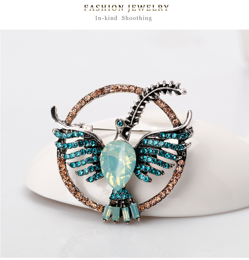 Alloy Vintage Animal brooch(AG195-A) NHDR2478-AG195-A