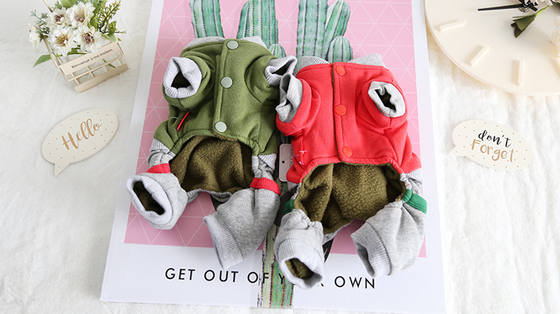 仙人掌复古四脚衣