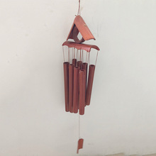 竹制中式竹筒掛飾風鈴 創意風手工多竹管風鈴 茶室裝飾風鈴直供