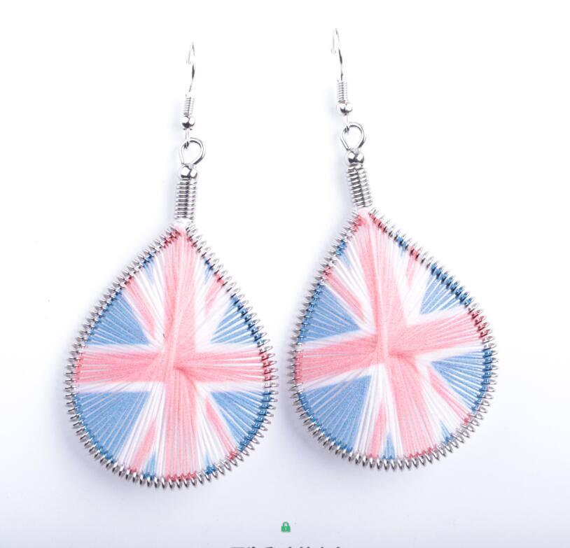 1 Pair Ethnic Style Oval Water Droplets Alloy Plating Women's Drop Earrings display picture 5