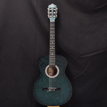 古典吉它39寸水曲柳椴木圓角新款民謠木吉他琴行必購練習琴