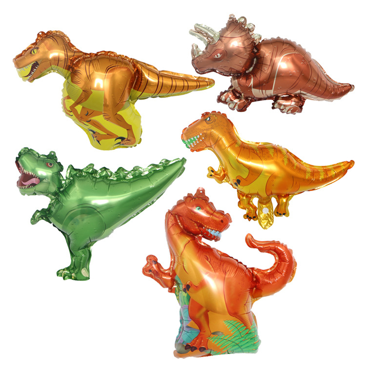 Día De Los Niños Cumpleaños Dinosaurio Película De Aluminio Fiesta Globos display picture 1