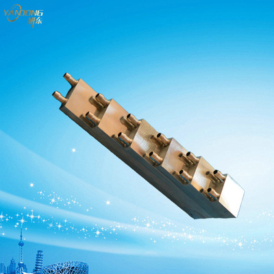 40mm Aluminum material Waterblock Quantity of heat Switch Hot and cold Metal Dissipate heat Cold Aqueduct