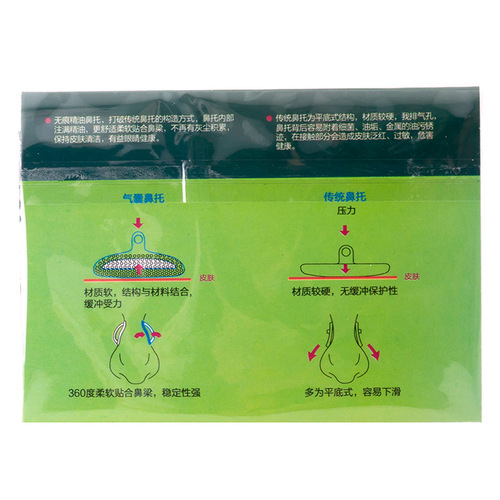 Silicone Air Cushion Non-Slip Nose Pads, Lightweight and Comfortable Nose Pads, Universal Standard Version, Eyeglass Accessories, Simple Packaging