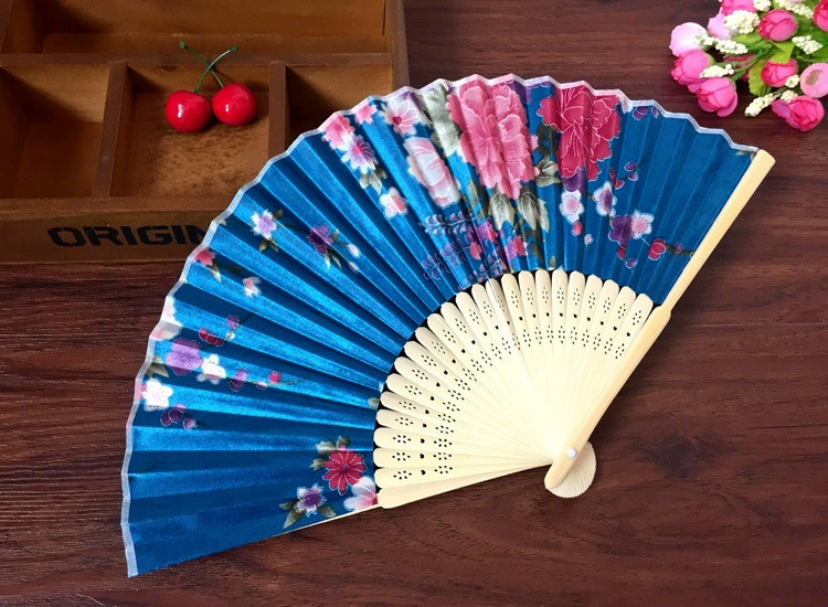 Смесь видов кожи и Folding fan Китайский Фэн инковая живопись слива веер