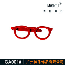 GA001速卖通平台款欧美新款时尚休闲墨镜眼镜领带夹4色可选
