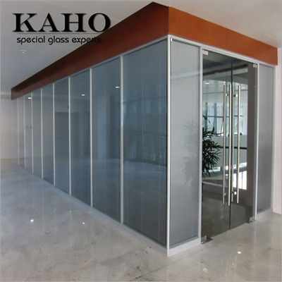 广州嘉颢新型中空白板百叶窗 写字楼隐密电动白玻玻璃厂家直销