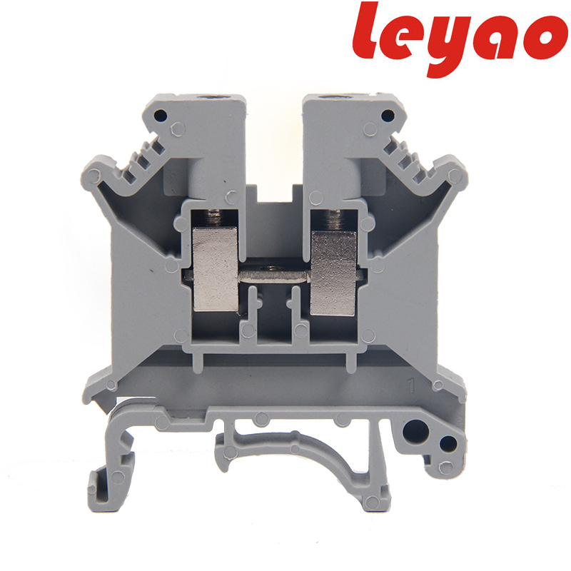 乐瑶电气高品质UK5N接线端子螺钉固定接线端子UK导轨端子|ru