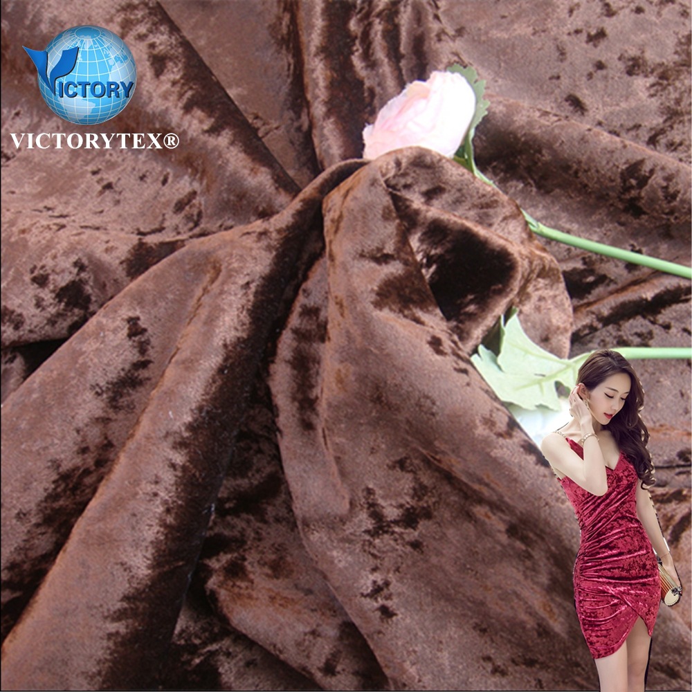 针织经编KS不倒绒弹力钻石绒金钻绒布箱包盒子性感裙子面料植绒布