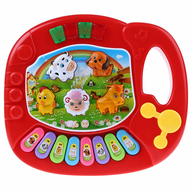 儿童农场动物电子琴婴幼儿玩具宝宝早教启蒙玩具动物发声音乐琴