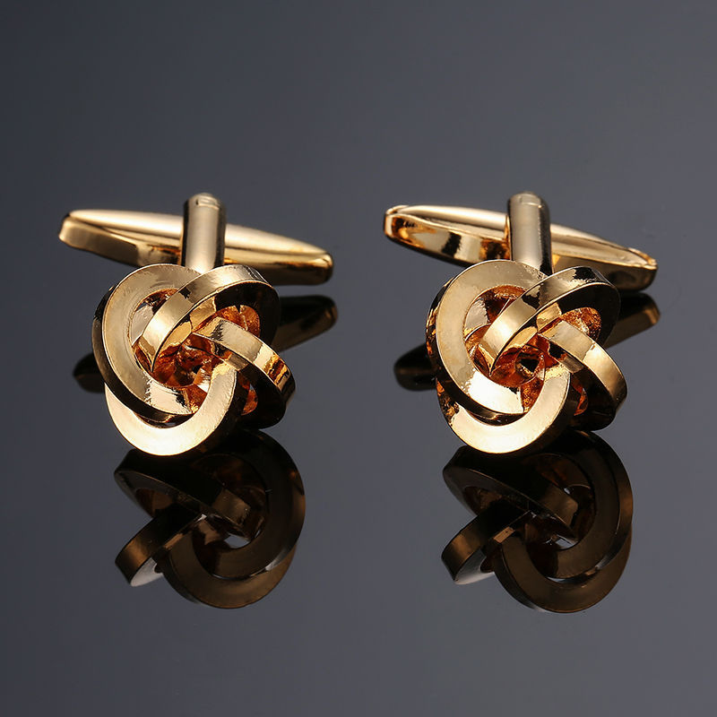 Simple Style Solid Color Copper Plating Unisex Cufflinks 1 Pair display picture 16