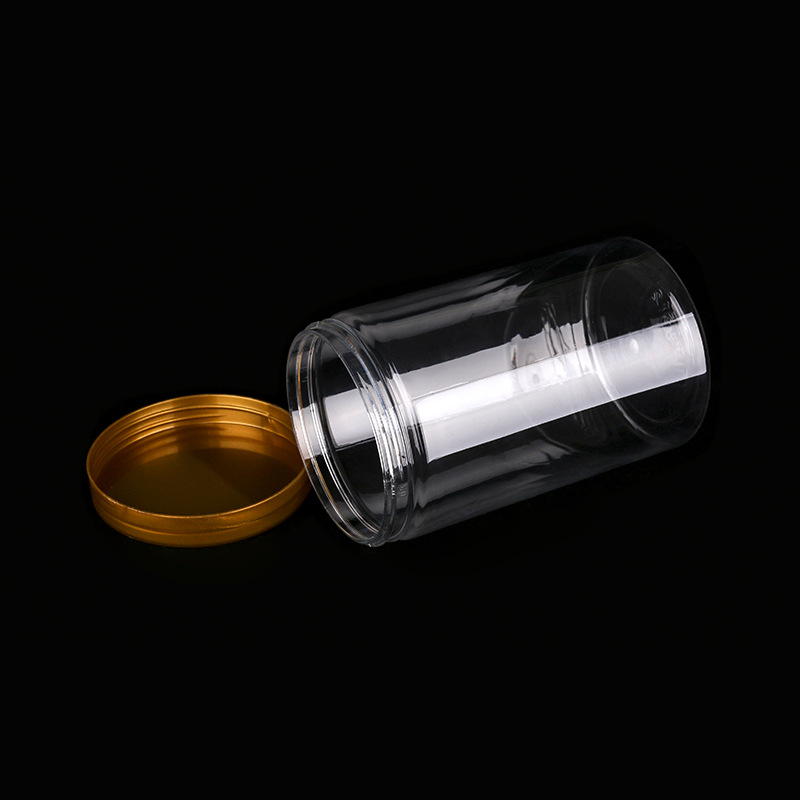 塑料瓶PET透明塑料罐螺旋罐 食品包装罐 塑料易拉罐塑料瓶7512