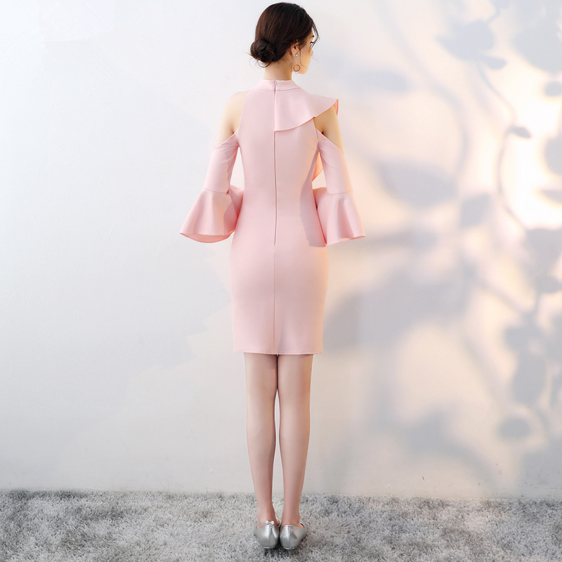 Vestido de noche para mujer, nuevo modelo 2026, elegante vestido de fiesta para reunión anual de empresa, vestido corto estilo Chanel, corte ajustado.