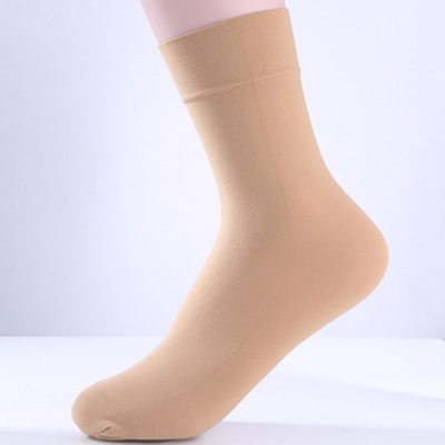 120D Short stockings Velvet thickening Anti-hook wire Not through the meat Socks spring and autumn nylon Do not fade