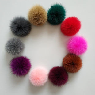 �S�ҵ̓r���l����ë��10cmDIY��ë����ñ�ӌ���Ƥ��ë���ɫ��