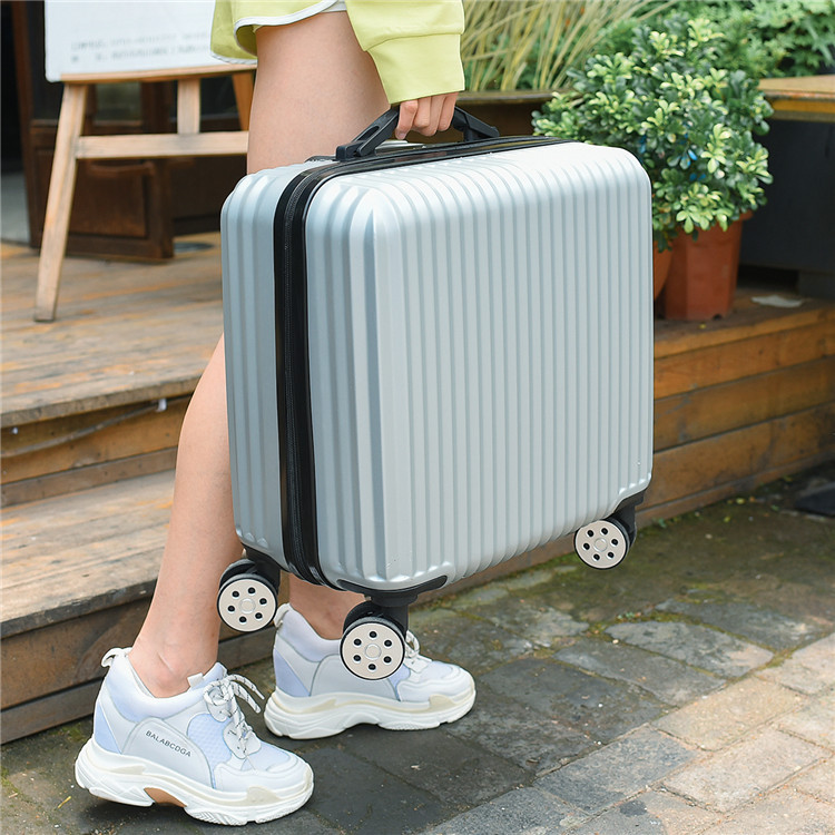 Mini Draw bar box password suitcase Boarding case Retro factory Direct selling 18 trunk Universal wheel