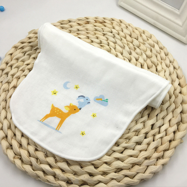Foreign trade Cotton Cartoon animal Infants four layers Gauze pure cotton Suction Hanjin Sling Manufactor Direct selling