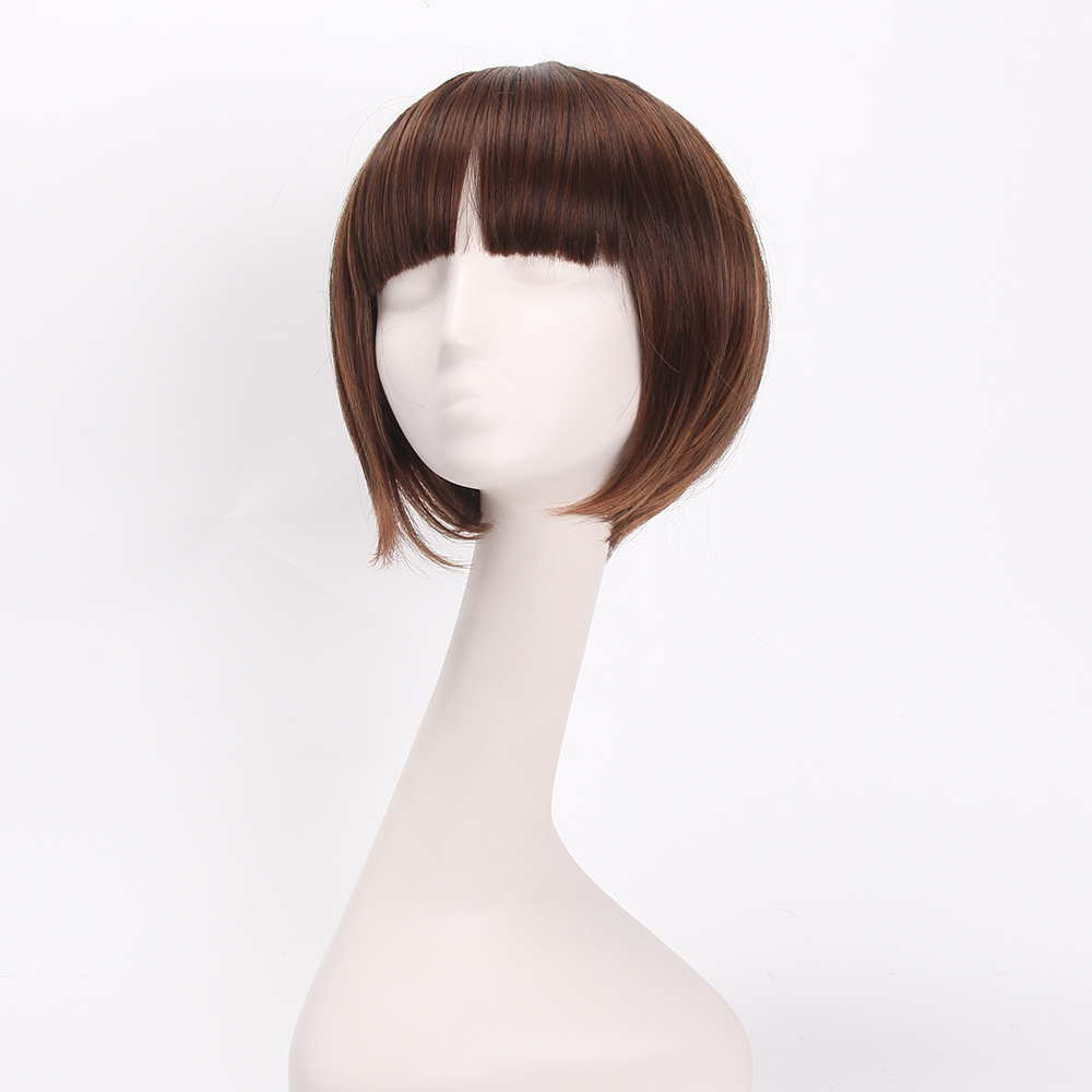 Newlook IMG-0184 nueva moda pelo corto peluca de vacaciones peluca de entrenamiento peluca de cabeza