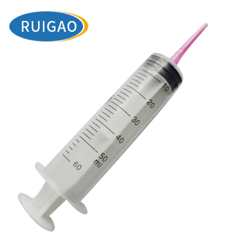 50ml注射器 一次性注射器塑料针筒塑料注射器猪用手推式注射器
