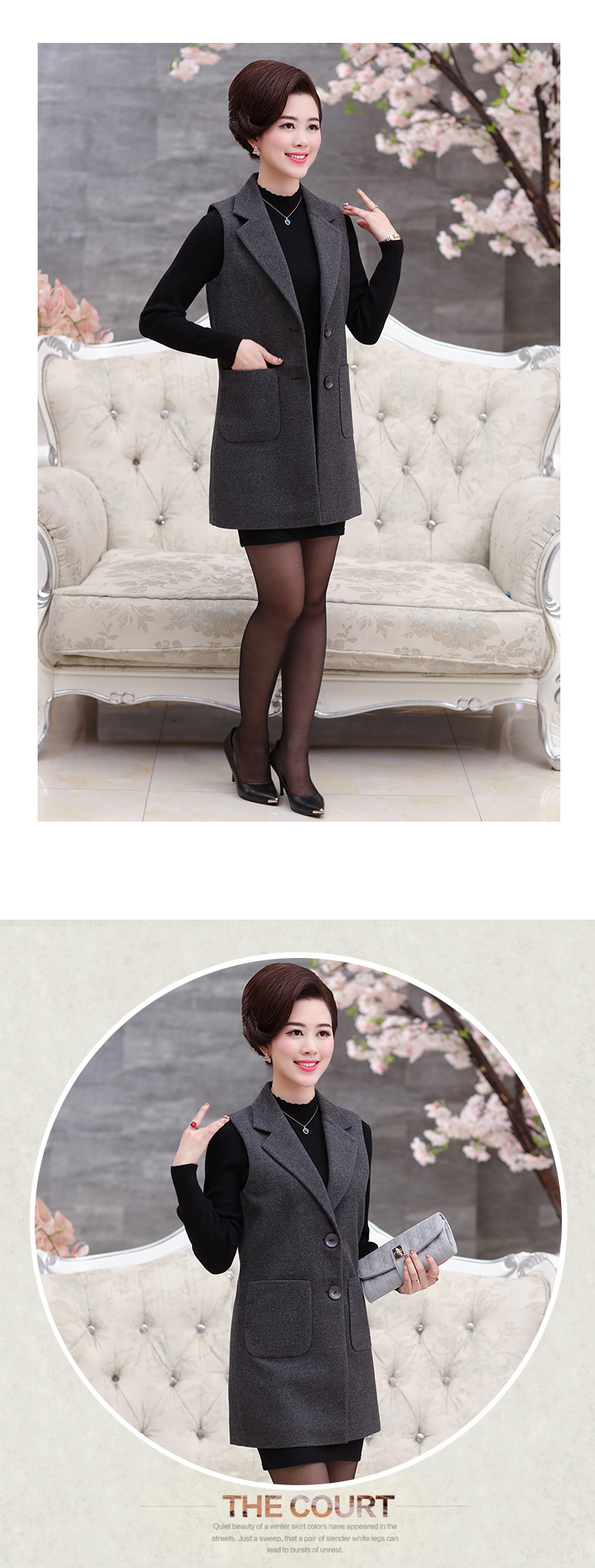 Gilet femme AVEC VIOLET en Poilue - Ref 3317815 Image 9