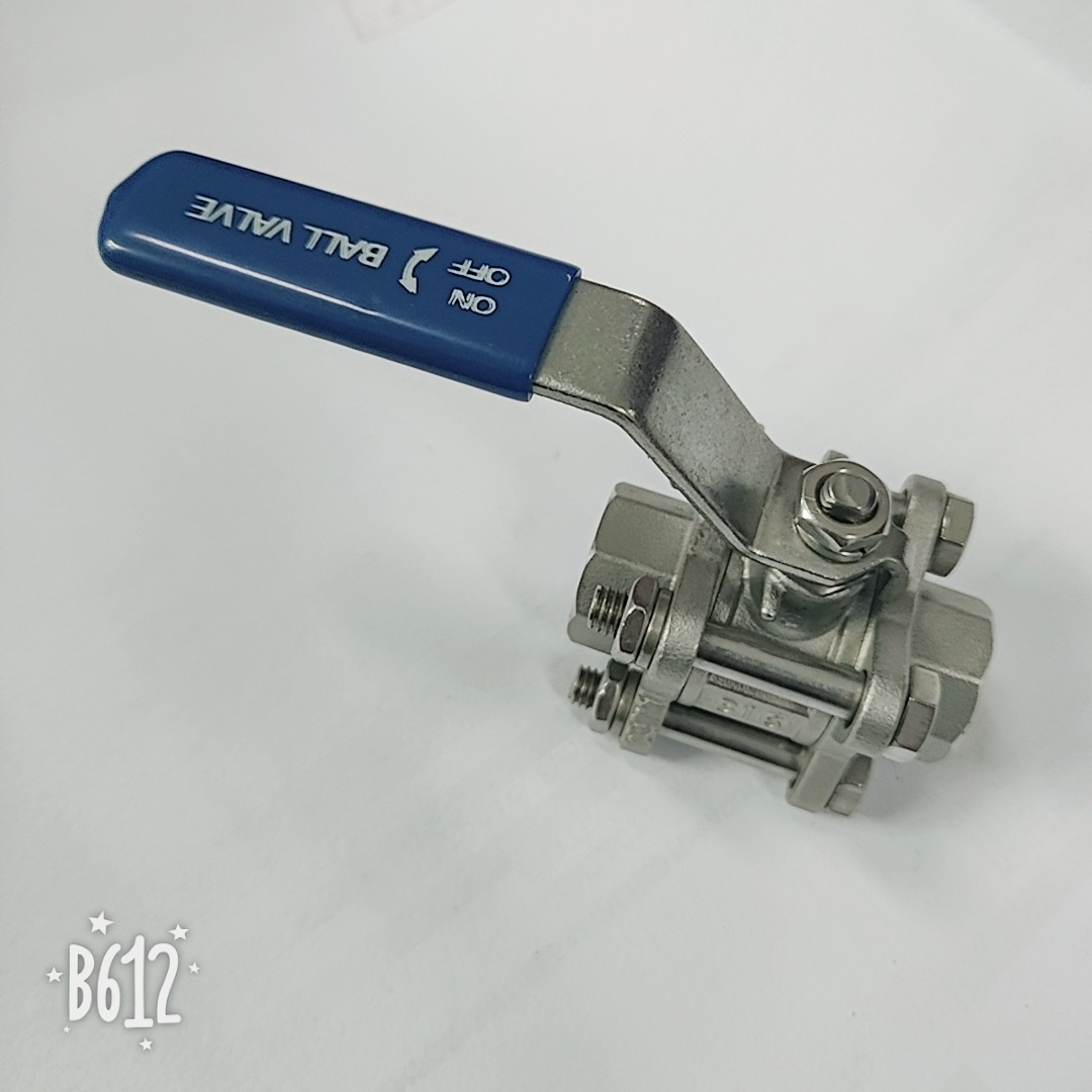 厂家直销 不锈钢3片式球阀 1000WOG 304/316不锈钢球阀