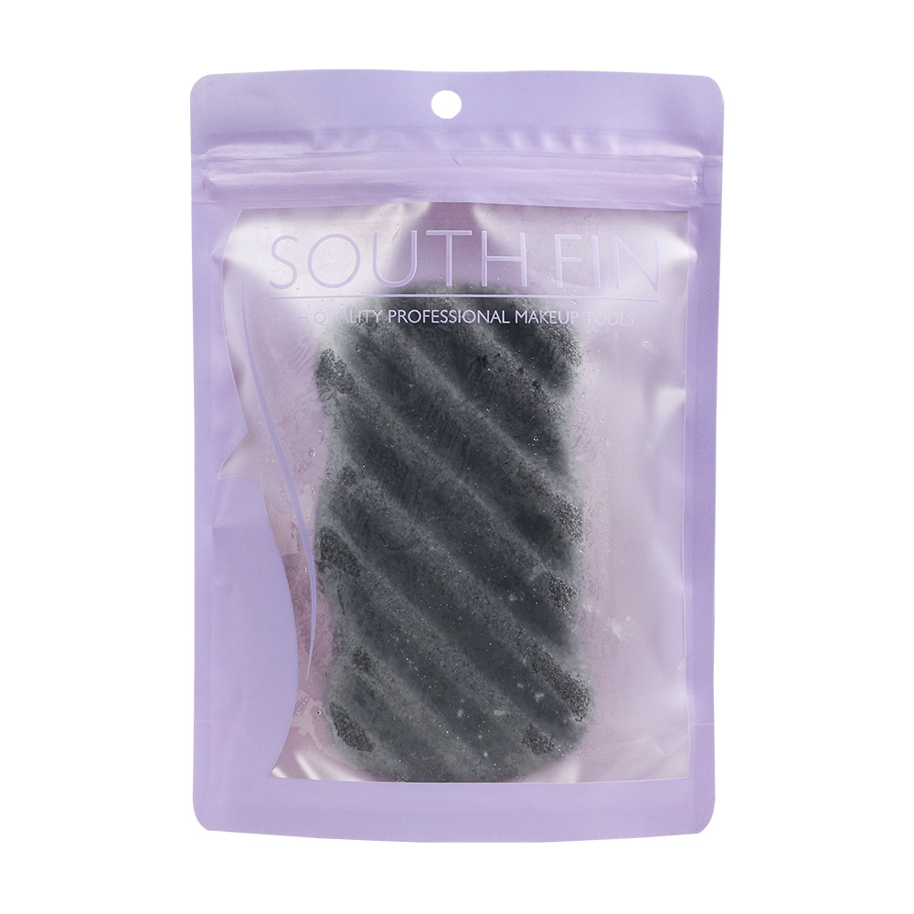 SUR herramientas de belleza FIN respetuoso del medio ambiente degradable planta konjac pegamento baño cuerpo puff onda larga patrón 7 colores