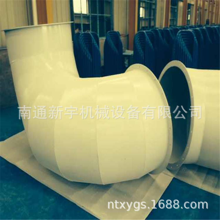 厂家优惠促销90度转角带法兰大管道除尘弯头　碎边管道