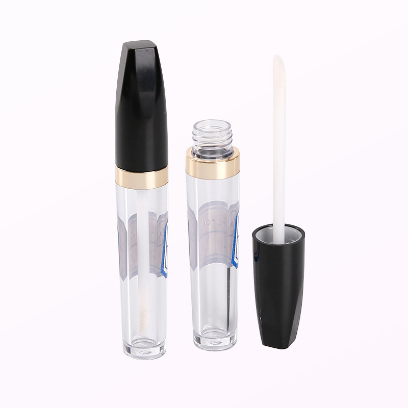 专业定制高档环保化妆品包装唇彩管 精致时尚透明塑料唇彩管