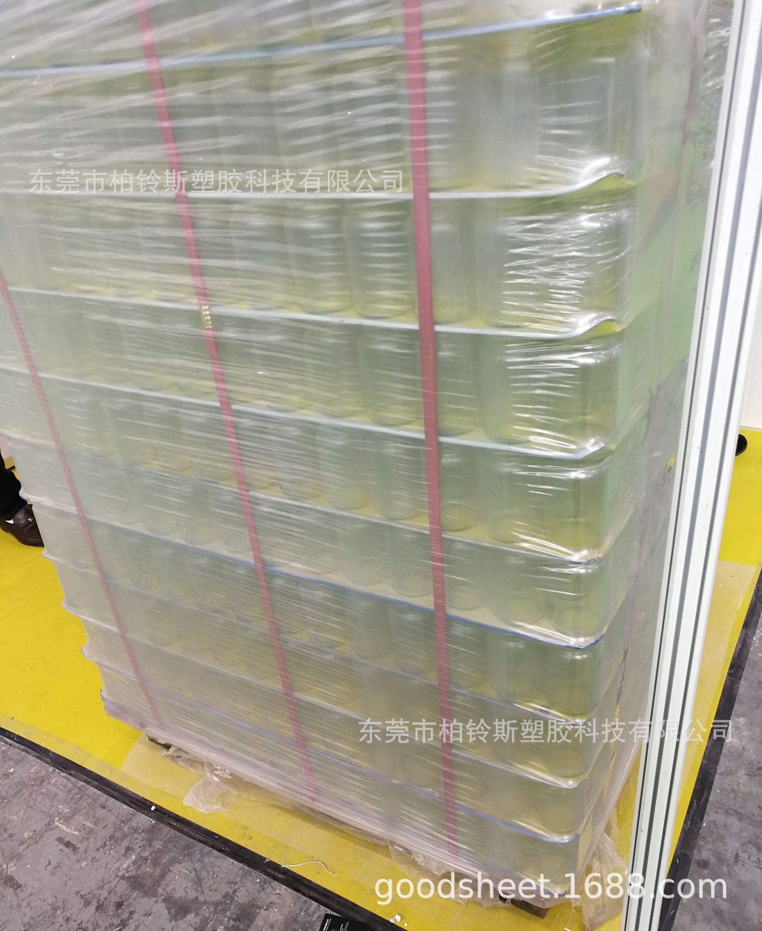 封边PP塑料中空垫板材质重复使用清洗方便包边玻璃瓶PP隔层板