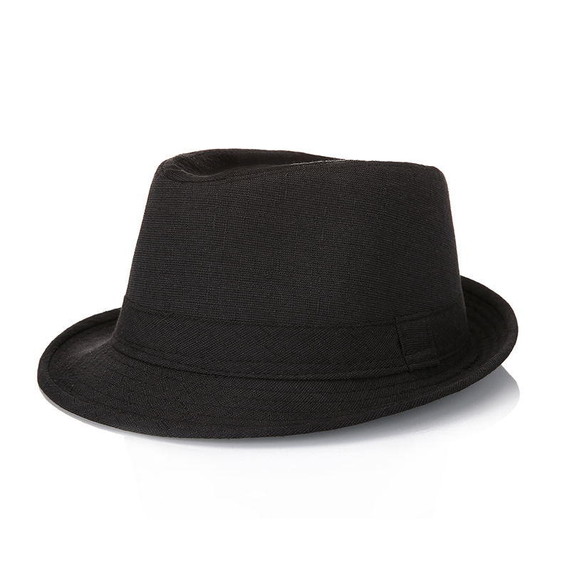 Sombrero primavera y verano estilo coreano nuevo Lino bombín sombrero protección solar al aire libre sol sombrero bolsa pelo superior Venta caliente entrega de una sola pieza
