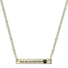 不锈钢刻字长条项链吊坠  打标logo刻字欧美饰品 母亲节礼物