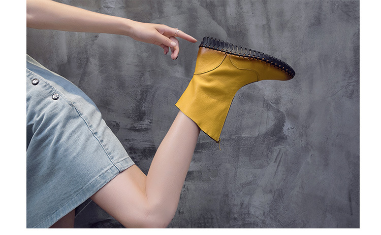 Bottes femme en En cuir - Ref 3354787 Image 28