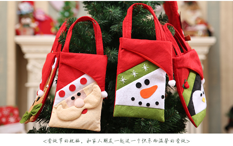 Christmas Non-woven Eve Gift Bag Wholesale Nihaojewelry display picture 5