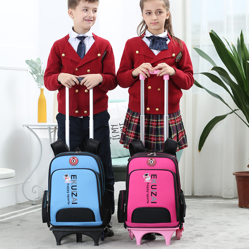Manufactor wholesale Direct selling Korean Edition children Trolley bags pupil men and women Three Palou customized LOGO