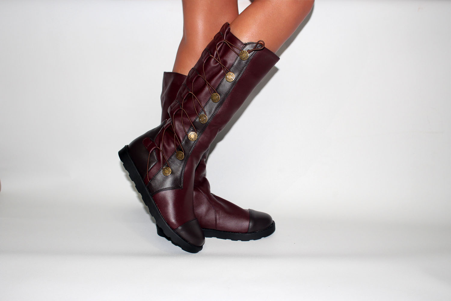 Bottes femme en pu - Ref 3355167 Image 29