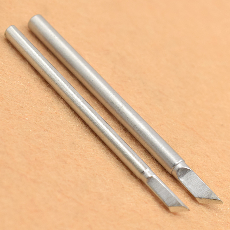 30w刀型头实心外热式刀口烙铁头 刀斜口 40W 60W 100W K咀烙铁头