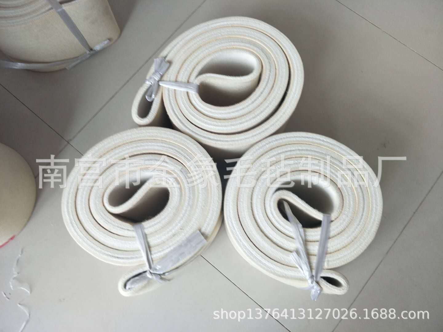 厂家直销 毛毡涂层带 无缝环形涂板带 毛毡带 抛光带 羊毛带