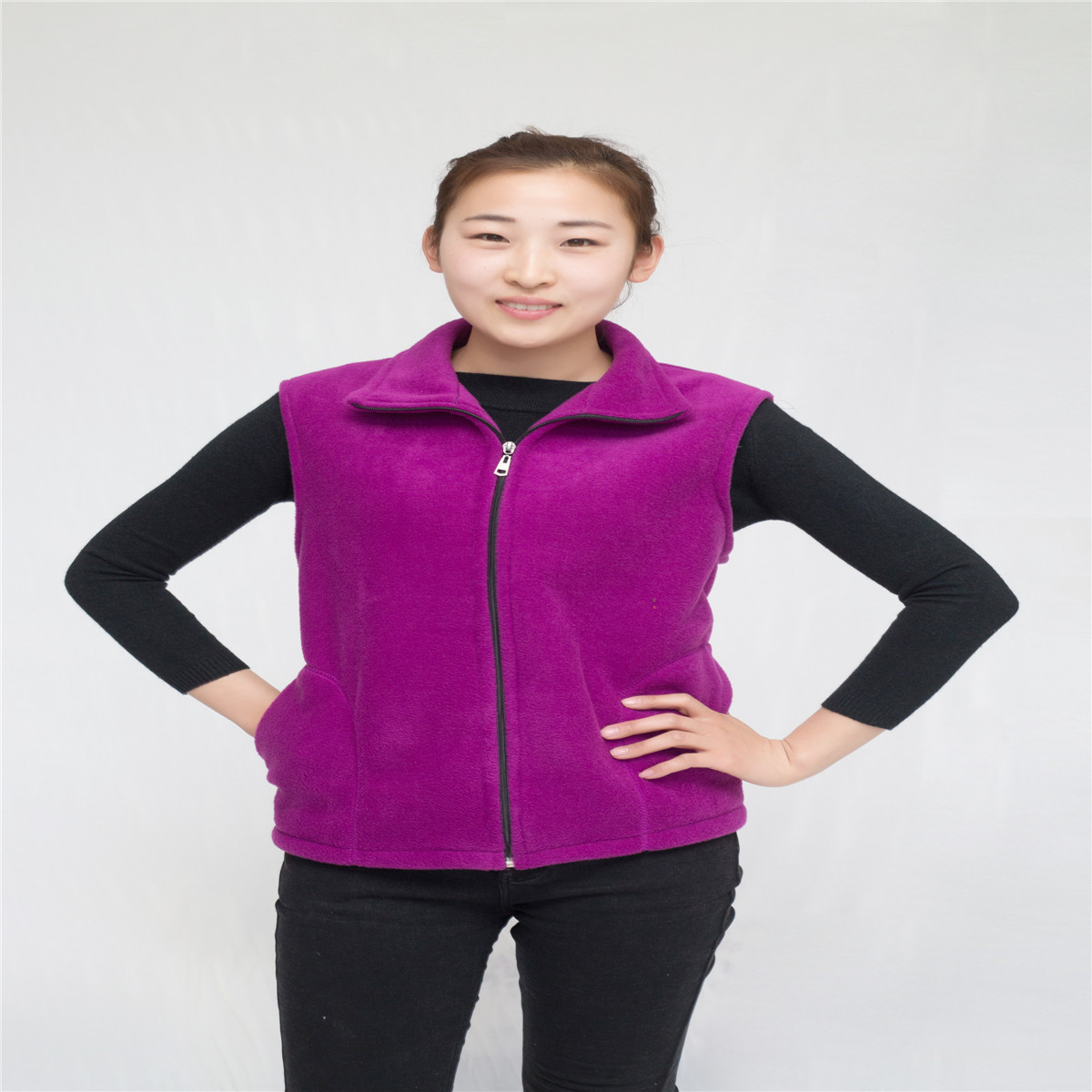 Gilet femme en Polaire polaire - Ref 3434607 Image 1